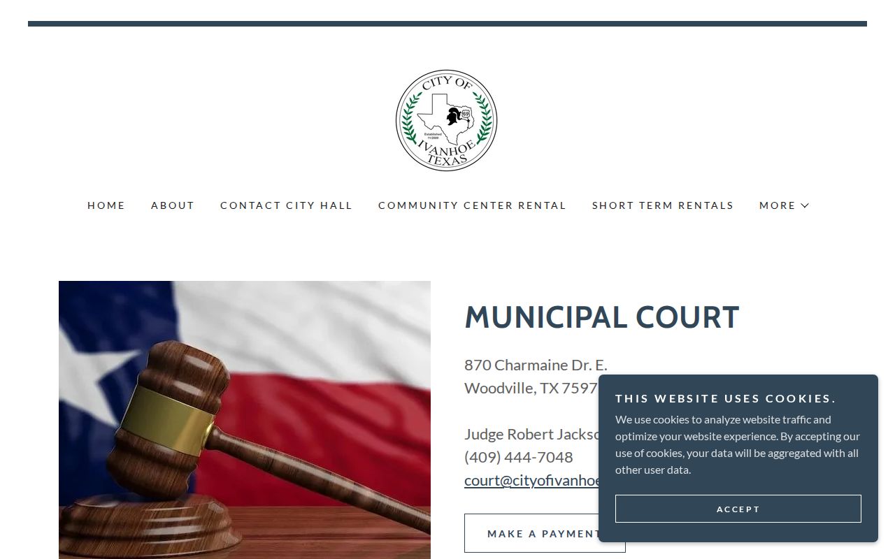 Ivanhoe Municipal Court procedure and payment contacts